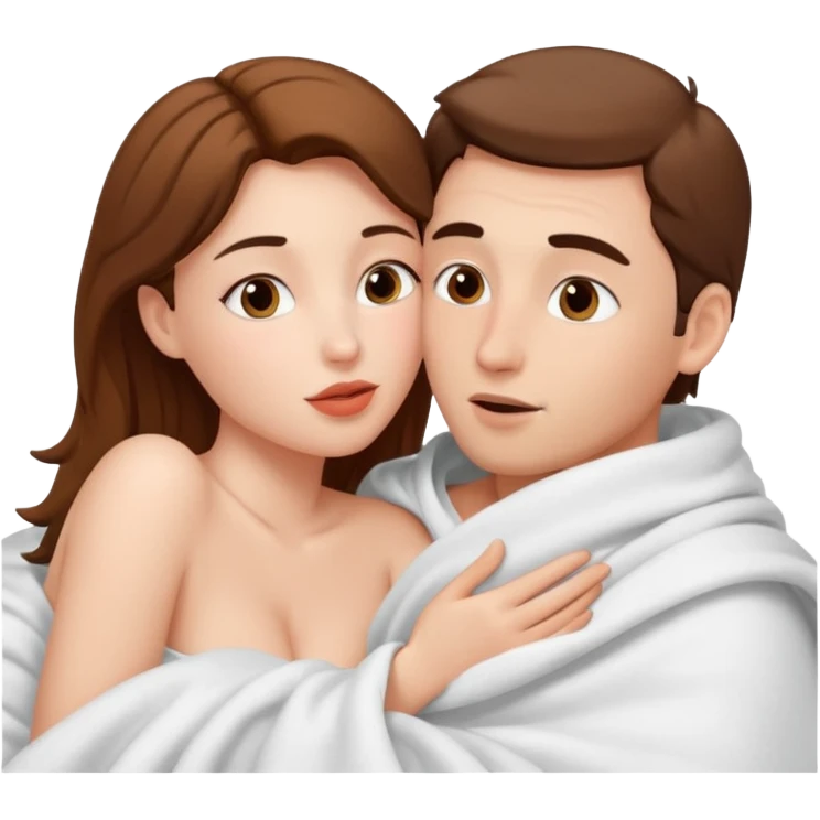 couple sleeping together kissing  emoji