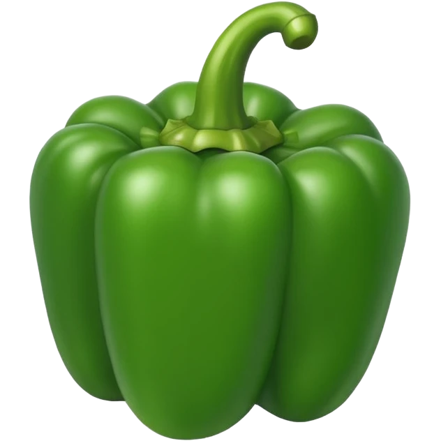 green Bell Pepper
 emoji
