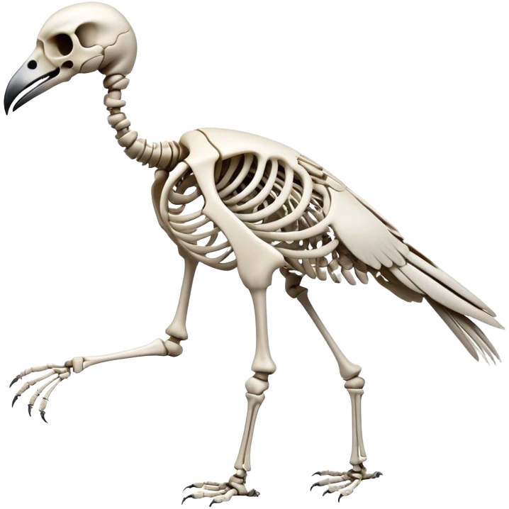 A bird skeleton emoji