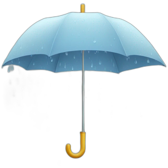 Umbrella with rain inside emoji