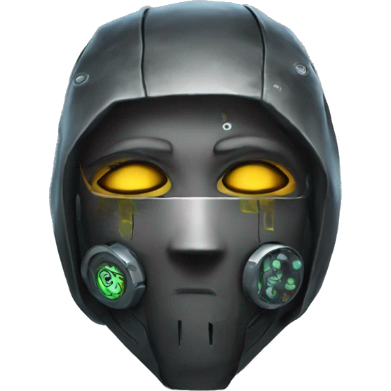 a cyberpunk mask emoji