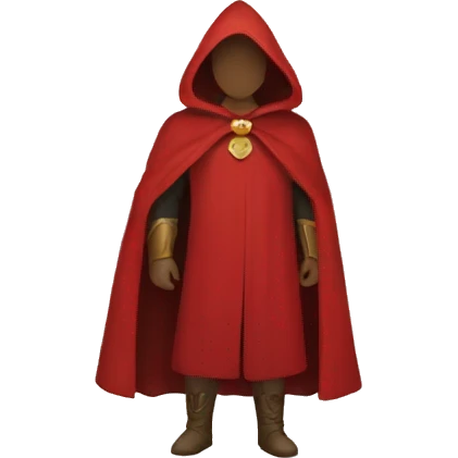red cloak emoji