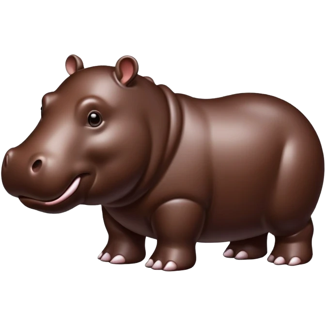 chocolate hyppo emoji