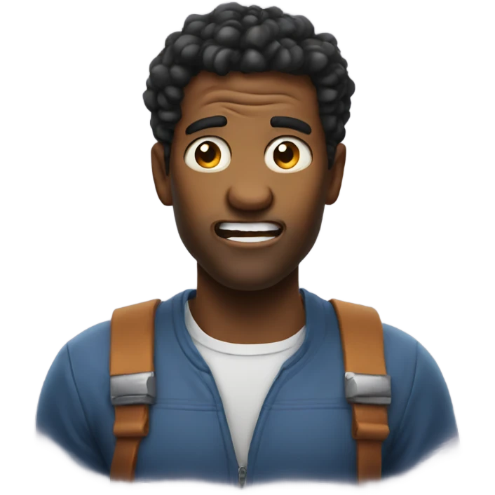 Super dumb face emoji