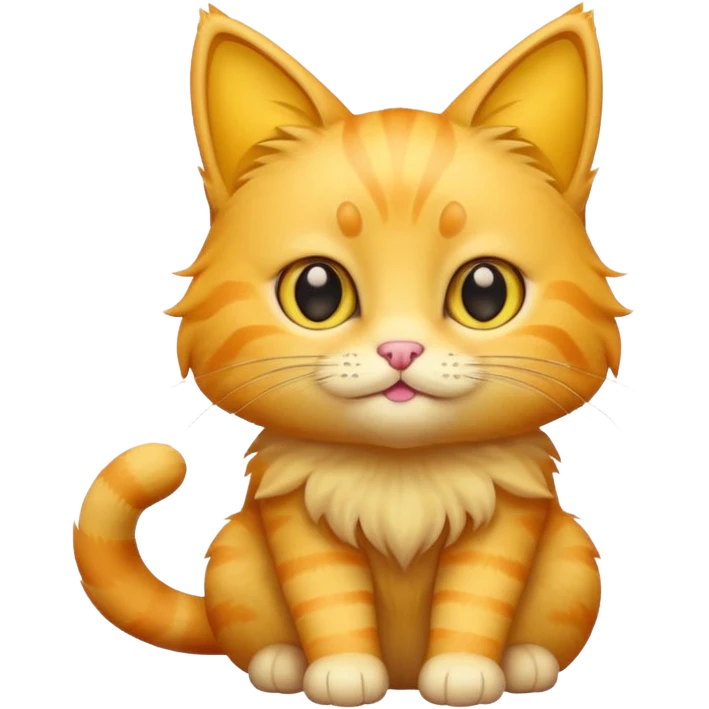 Yellow cat emoji