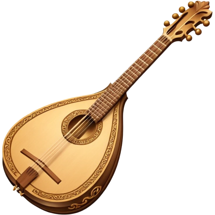 Baroque lute emoji