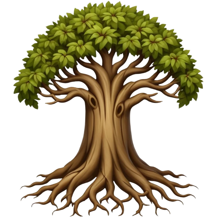 Roots tree emoji