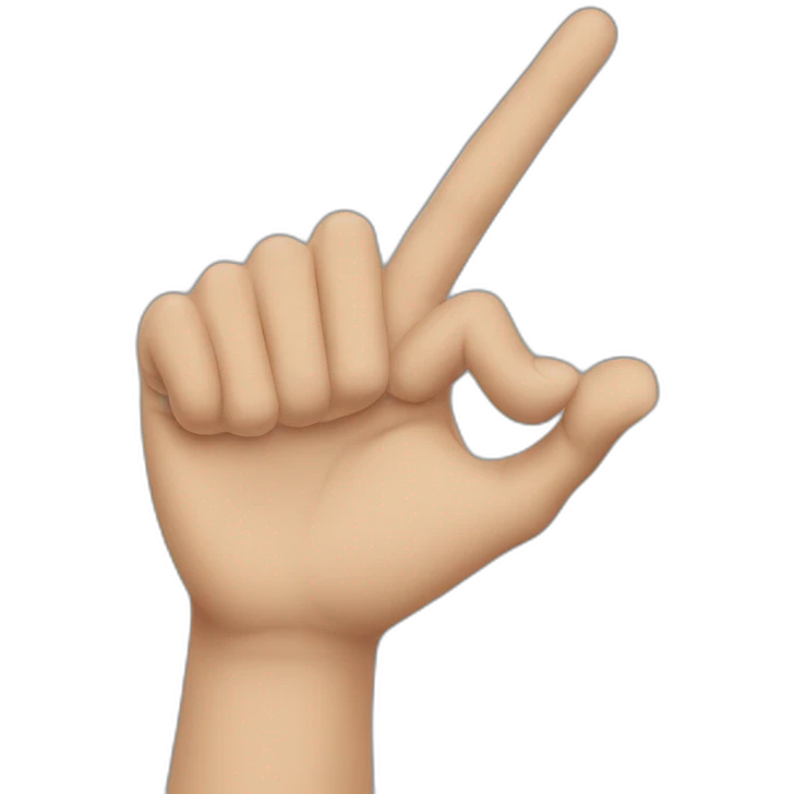 Arm reaching out emoji