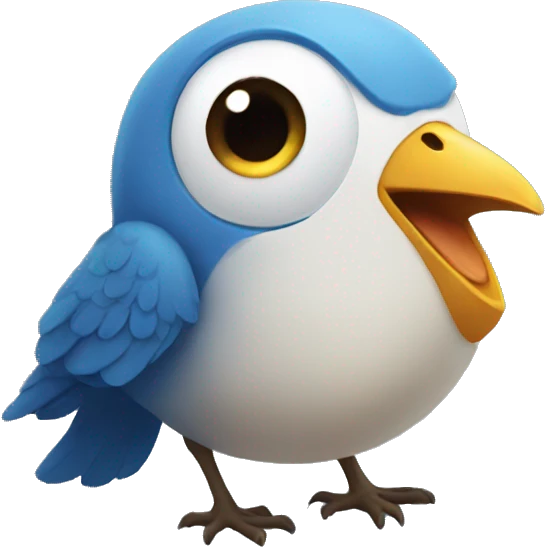 bird smile emoji