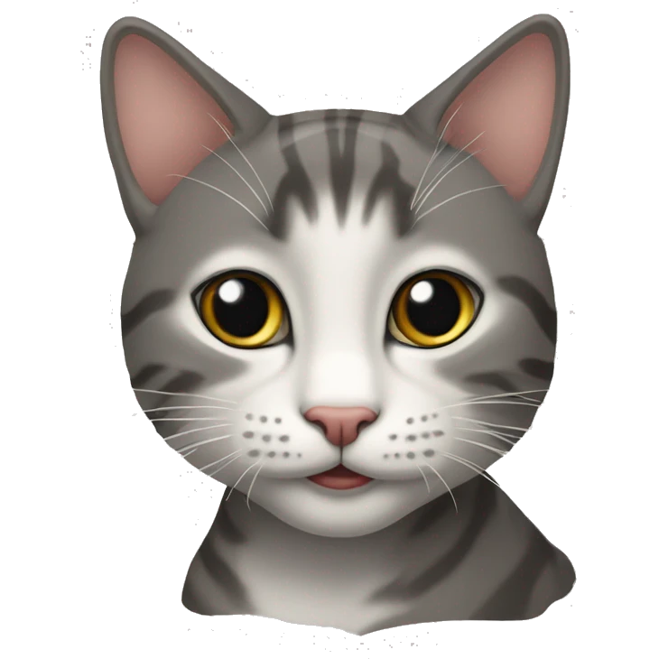 Кошка с рогами emoji