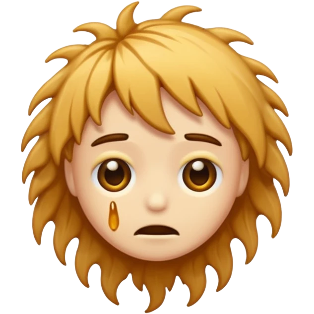 dead hair  emoji