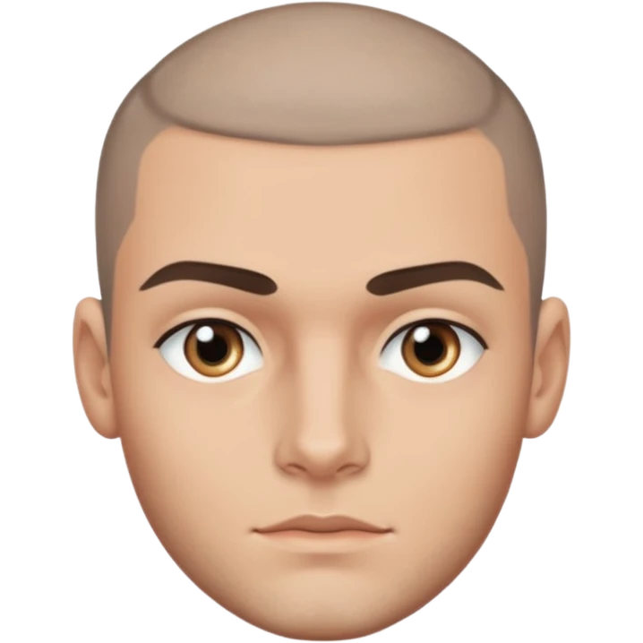 Max George with grey eyes emoji