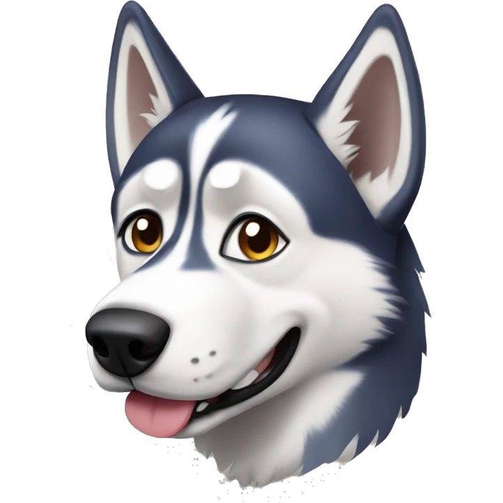 Husky dog emoji