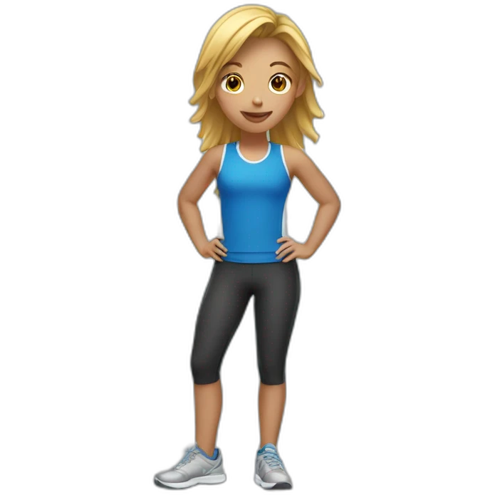 sporty girl emoji