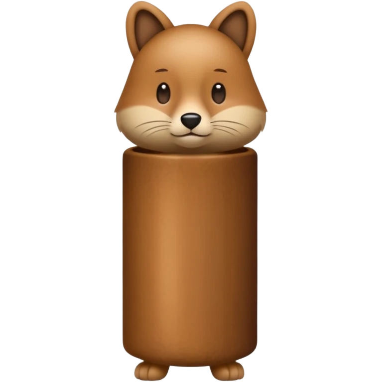 Cylidrical shape animal  emoji