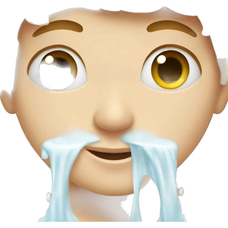 white boy washing face emoji