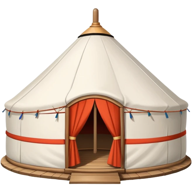 Mongolian yurt (ger) emoji