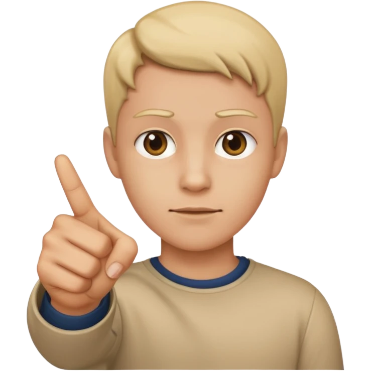 POINTING FINGER DIRECTLY TO CAMERA emoji