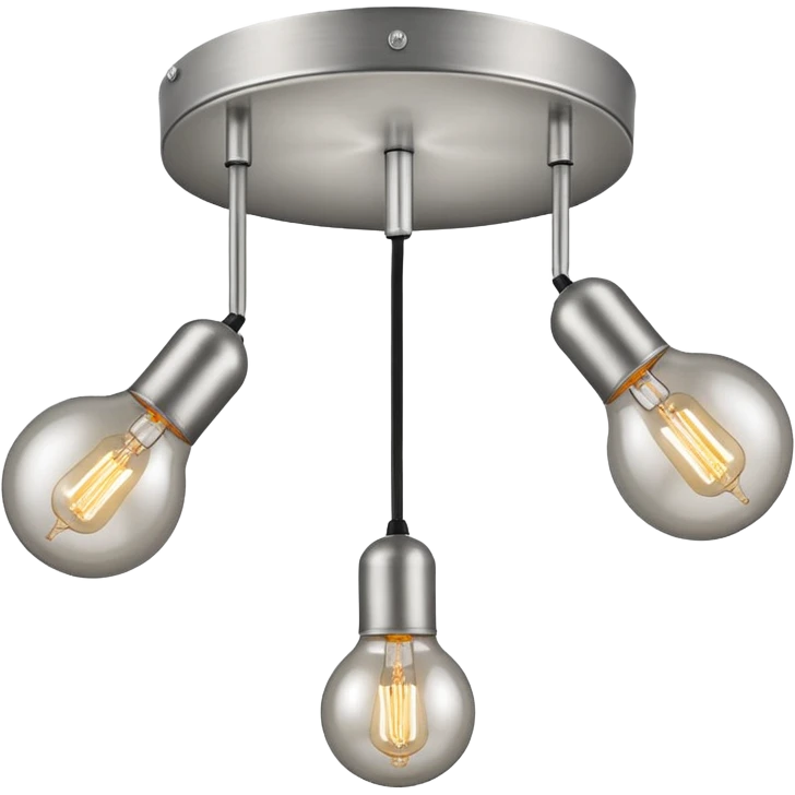 ceiling lamp 3 bulbd emoji