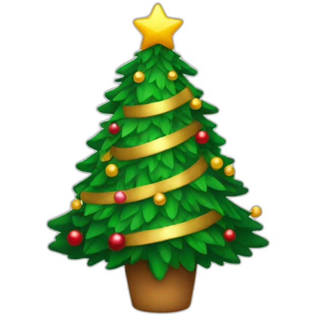 xmas tree emoji