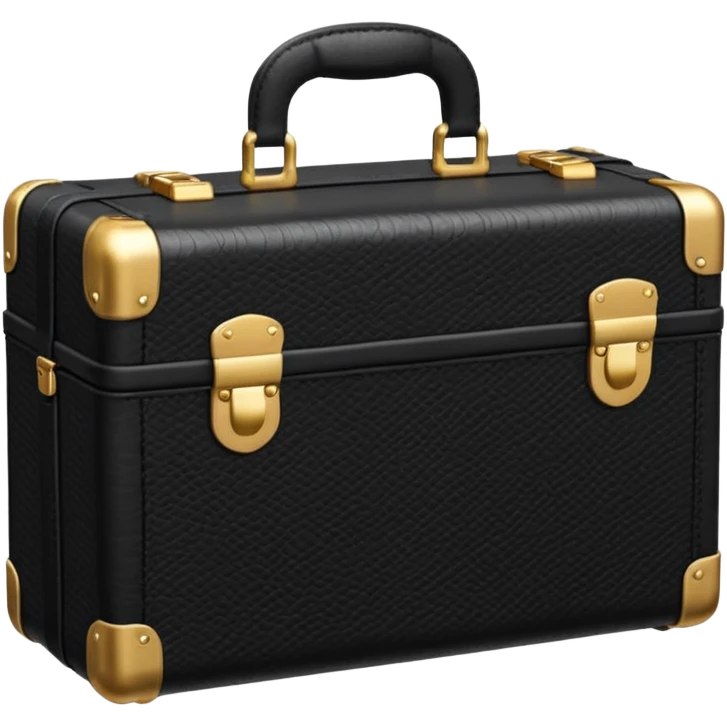 black vacation case emoji