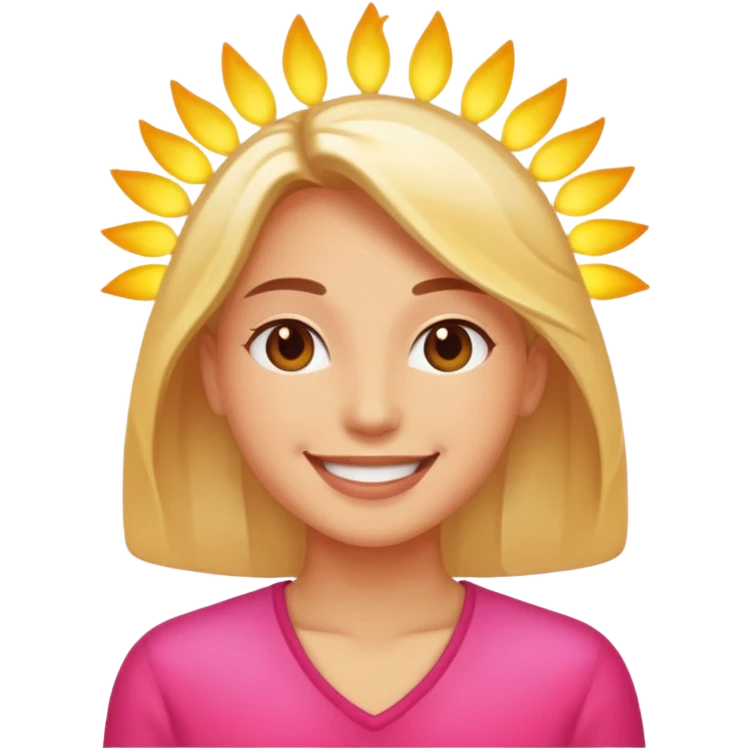 Amor luz y buena vibra emoji