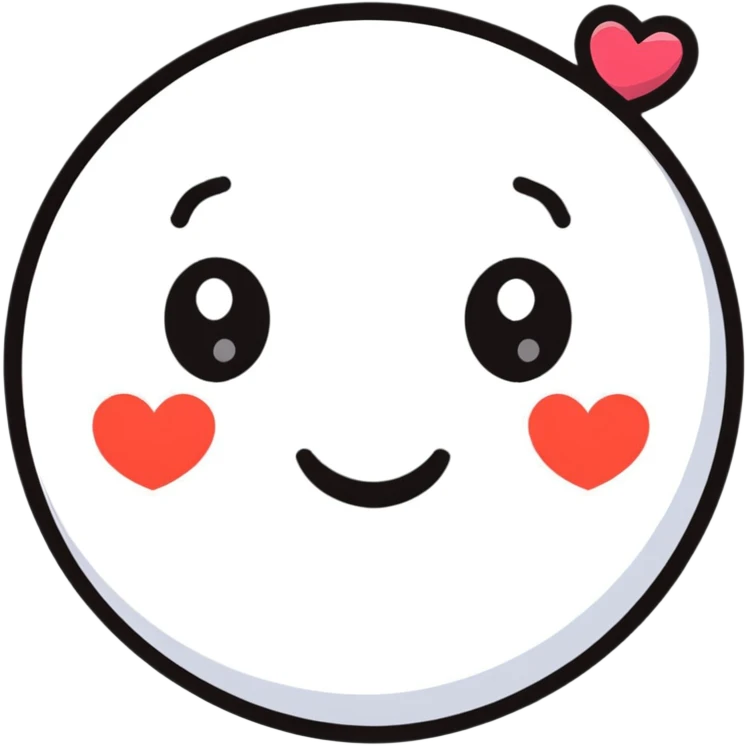 emoji with heart eyes and young out emoji