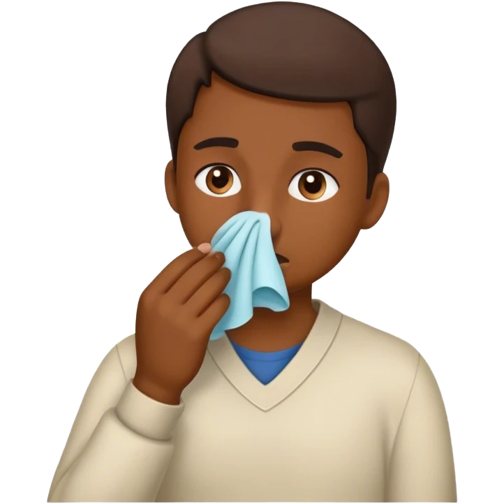 شخص يمسح خشمه emoji