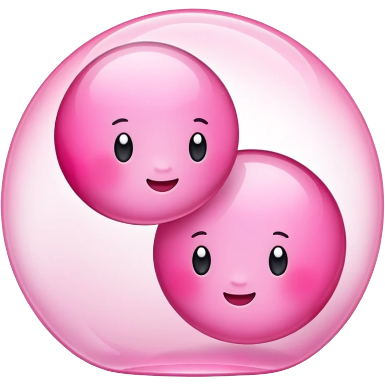 2 pink bobas emoji