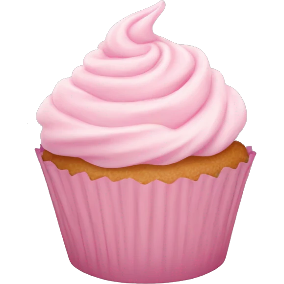pastel pink cupcake  emoji