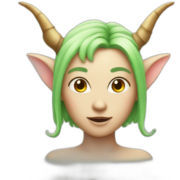 Fairy with horns emoji