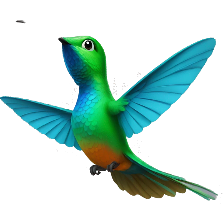 UN COLIBRI BAILANDO emoji