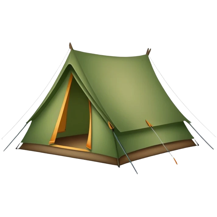 camping tent emoji