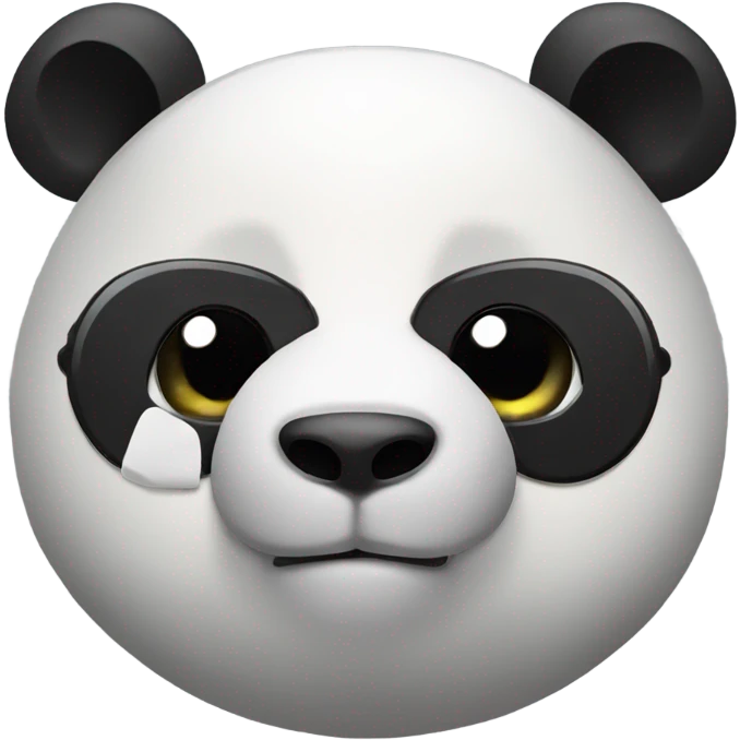 Cool panda emoji