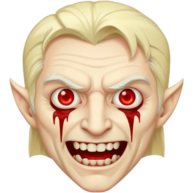 blonde old vampire man emoji