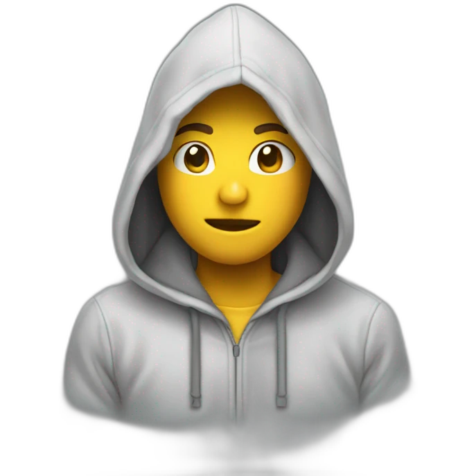 hoodie without a person emoji