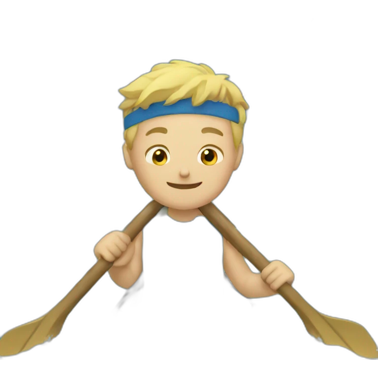 Coastal rowing emoji