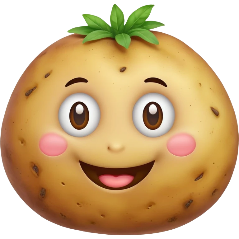 Happy potato  emoji