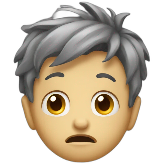 Exhausted emoji