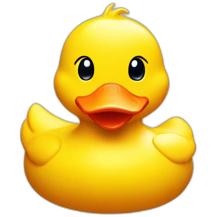 happy rubber duck emoji