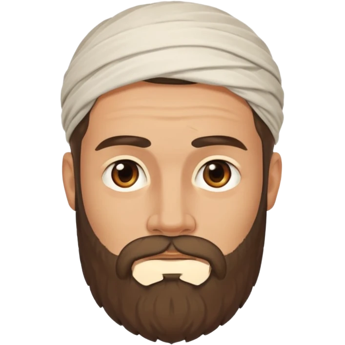 white ancient greek young man with beard emoji
