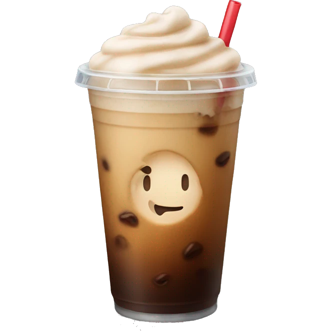 Iced coffee emoji