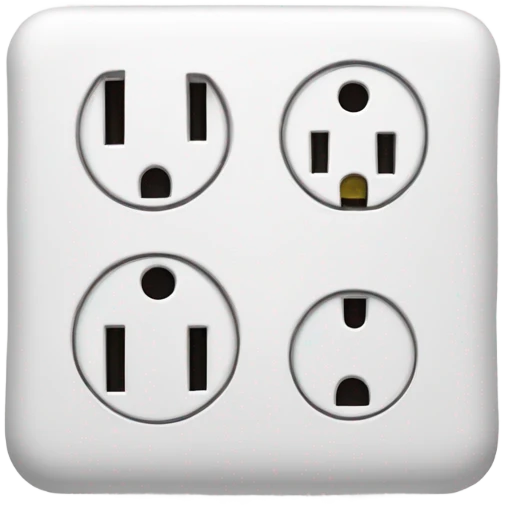 two seperate plugges emoji