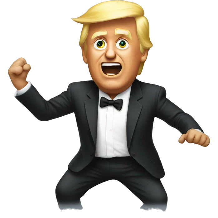 Trump dancing emoji