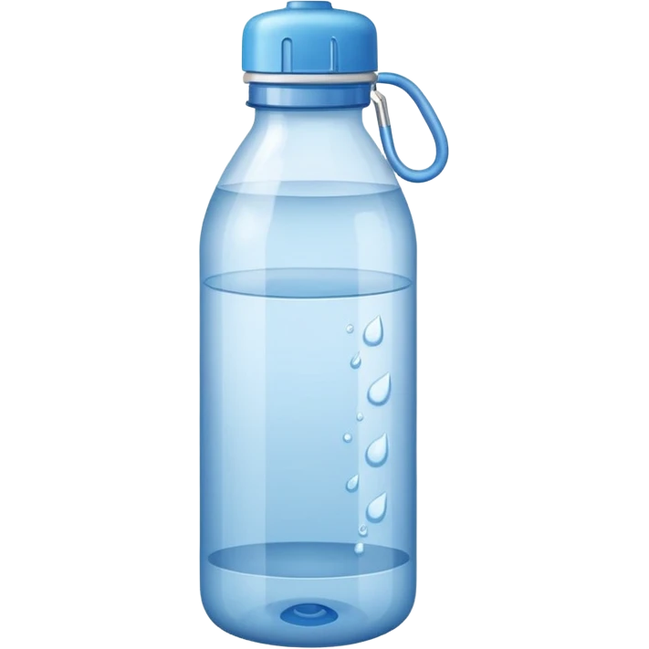 Water bottle emoji