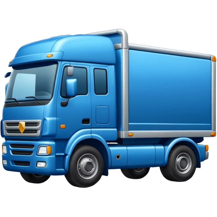 camion bleu emoji