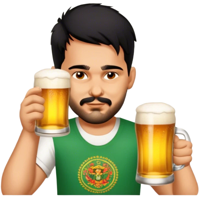 Cerveza Drinker emoji | AI Emoji Generator