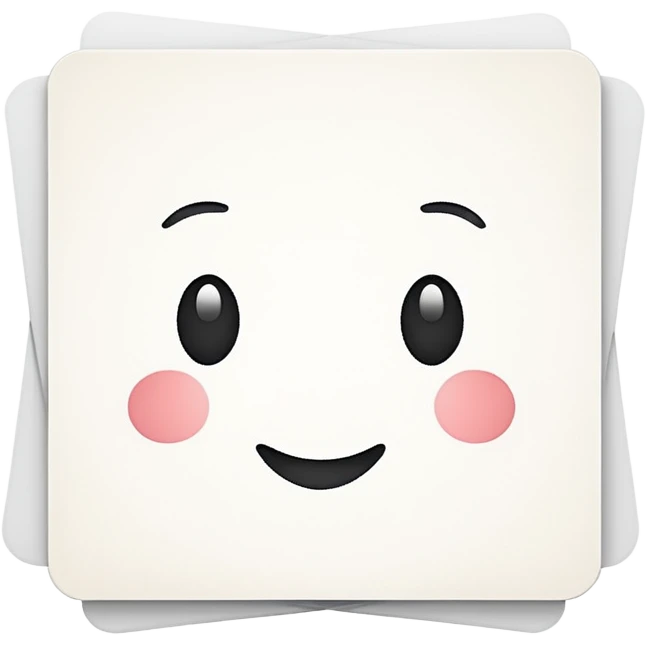 greeting card blank emoji