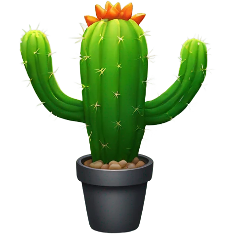 Rainbow cactus  emoji