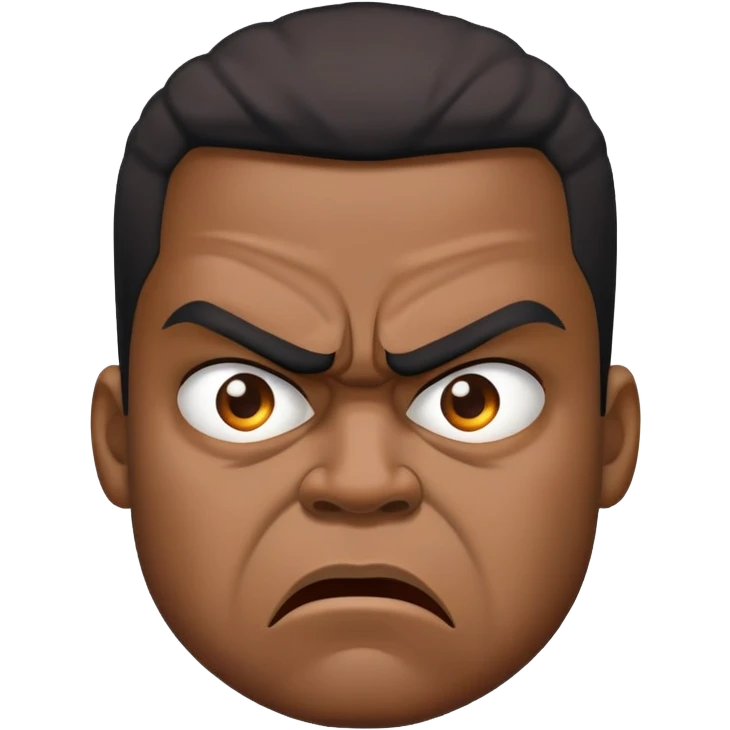 une personne noir enerve emoji